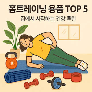 홈트레이닝 용품 추천과 건강 루틴 썸네일 이미지