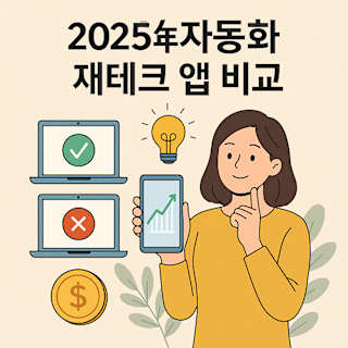 2025년 자동화 재테크 앱 비교 썸네일 이미지