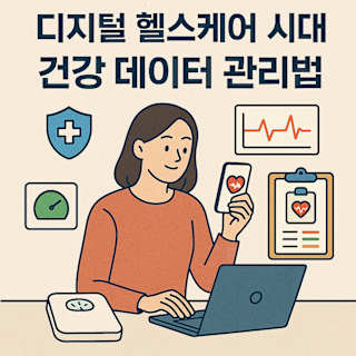 디지털 헬스케어 시대 건강 데이터 관리법 썸네일 이미지