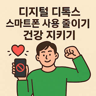 디지털 디톡스와 스마트폰 사용 줄이기 건강 지키기 썸네일 이미지