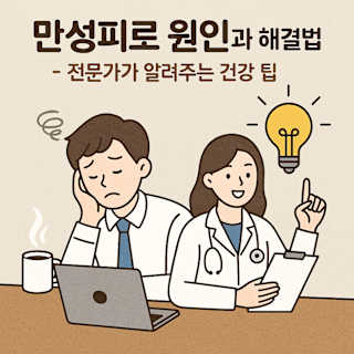 만성피로 원인과 해결법 블로그 썸네일 이미지