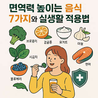 면역력 높이는 음식 7가지와 실생활 적용법 썸네일 이미지