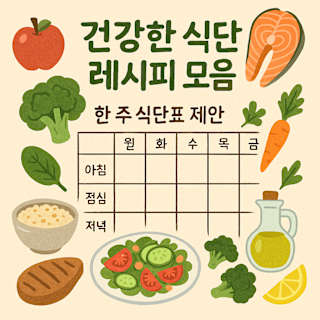 건강한 식단 레시피 모음 썸네일 이미지