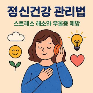 정신건강 관리법 썸네일 이미지