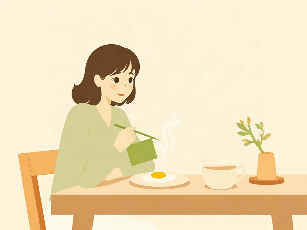 아침 단백질 식사
