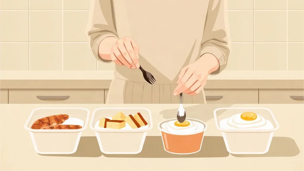 한 끼 단백질 20~40g 식단 용기